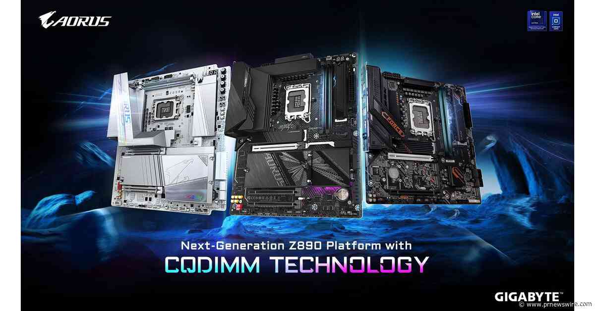 GIGABYTE présente ses performances CQDIMM exceptionnelles et le développement de son écosystème au salon COMPUTEX 2026