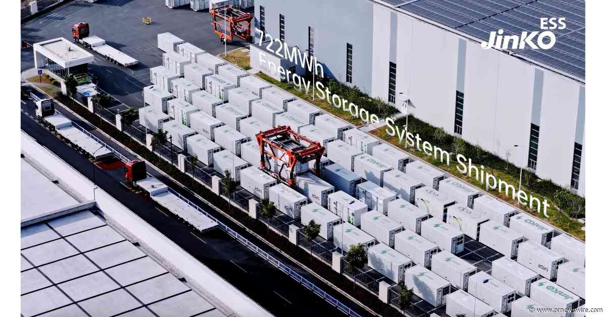 Jinko ESS Delivers 722MWh BESS for India's Large-Scale Power Plant