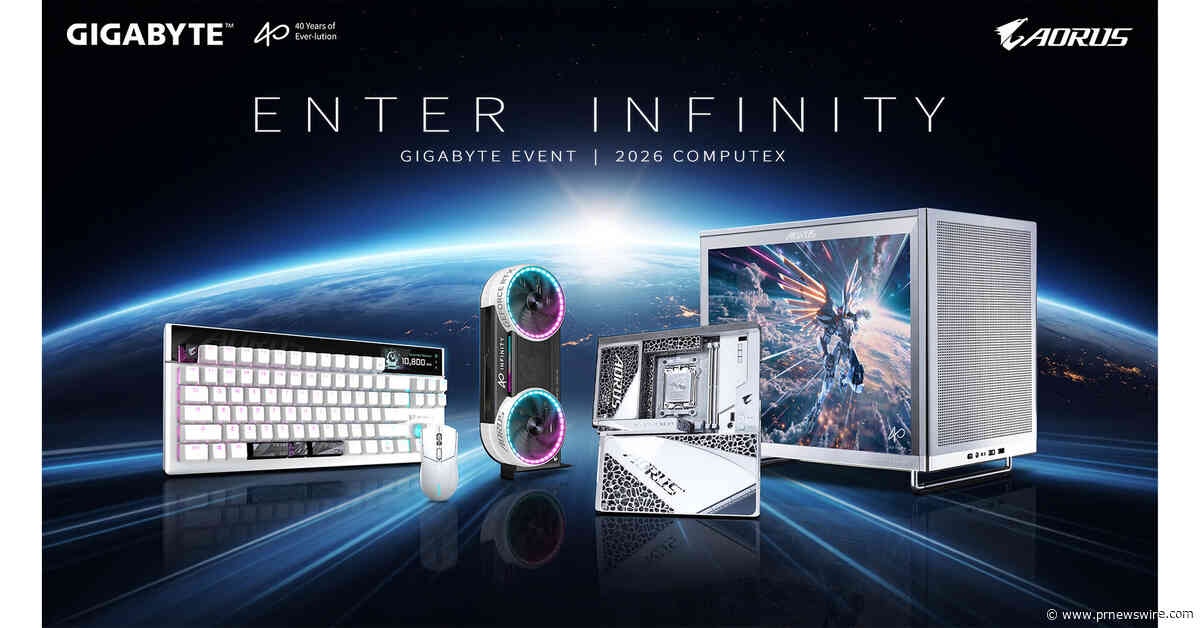 GIGABYTE EVENT dévoile un ensemble complet de nouveaux produits avec « ENTER INFINITY » au COMPUTEX 2026