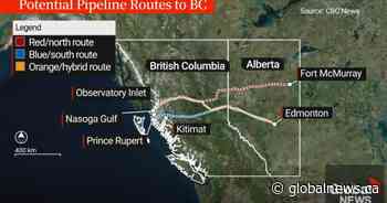 B.C. energy minister frustrated with communications over potential Alberta pipeline routes