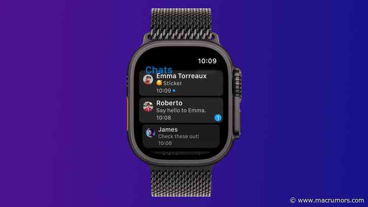 Telegram Gets Native Apple Watch App