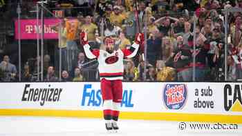 Staal scores twice to help Hurricanes beat Golden Knights, level Stanley Cup final at 2-2