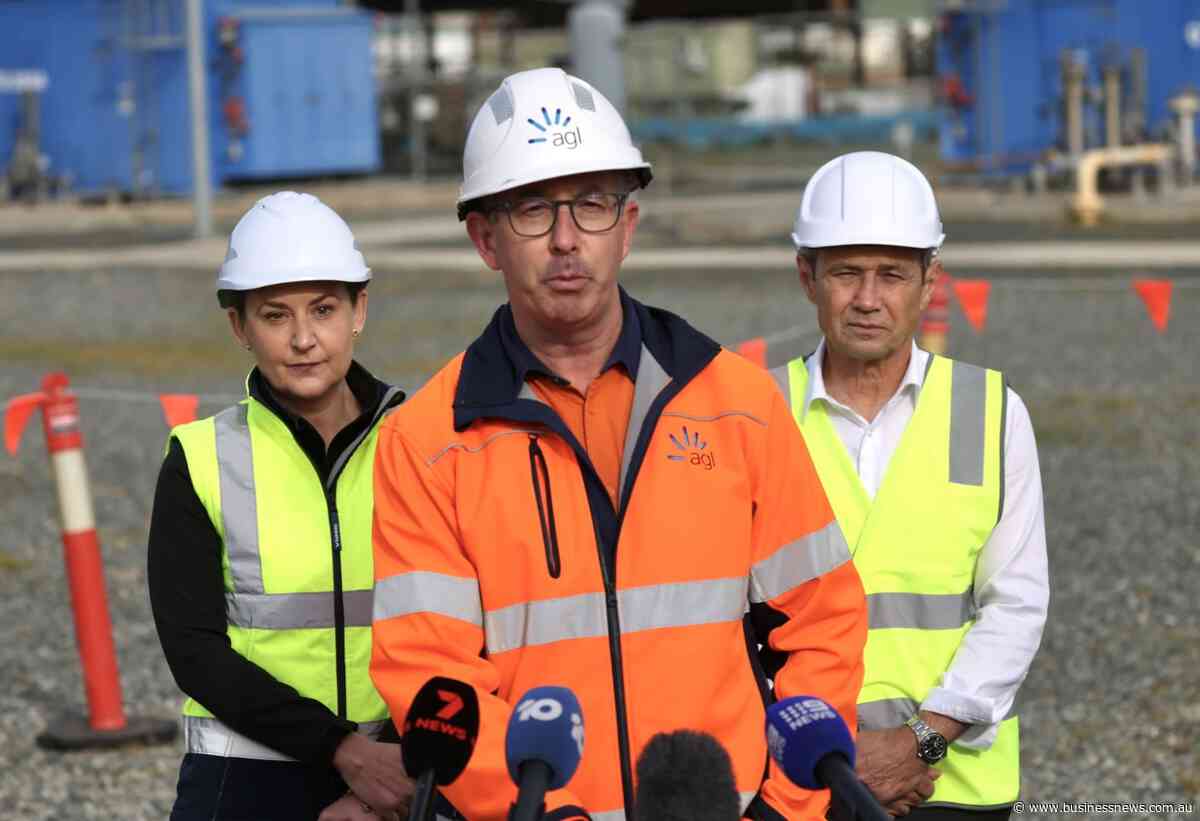 Next AGL gas-powered electricity turbine starts