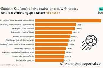 Von München bis Gelsenkirchen: So teuer sind Wohnungen in den Heimatorten der deutschen Nationalspieler