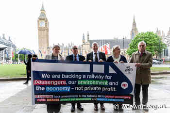 MPs show support for a railway for people not profit