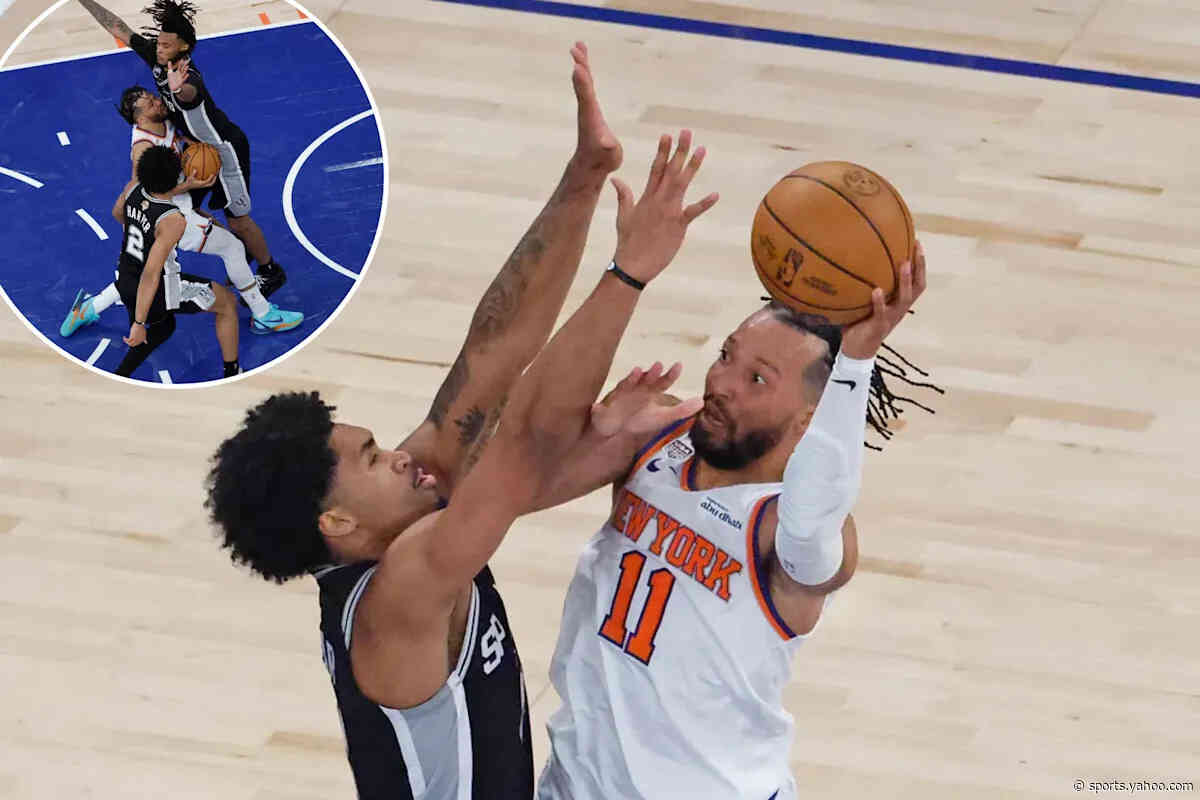 Spurs’ physical Jalen Brunson approach wrecking everything — and Knicks have no choice but to fight back