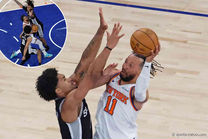 Spurs’ physical Jalen Brunson approach wrecking everything — and Knicks have no choice but to fight back
