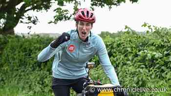 Jill Scott's unfortunate mishap on Sport Relief cycling challenge