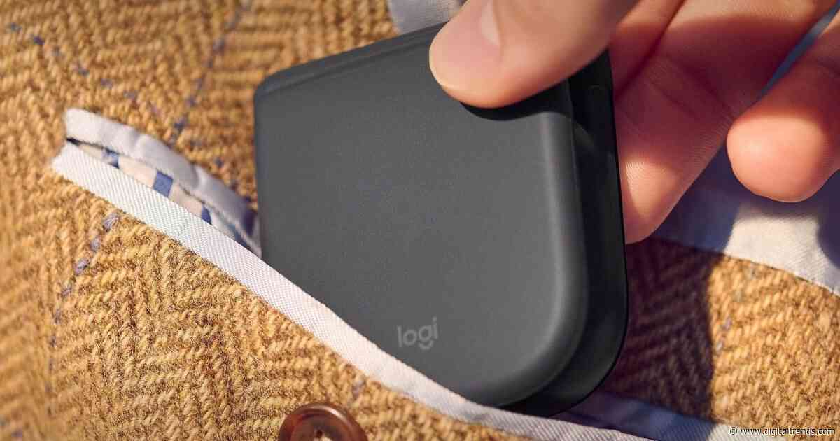 Logitech’s Mobi Fold is a pocketable folding mouse for folks who despise trackpads