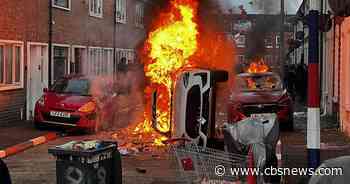Violent anti-immigration protests erupt in Belfast after stabbing attack