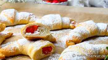 Blitz-Dessert mit Erdbeeren: Diese schnellen Croissants sind in unter 30 Minuten fertig