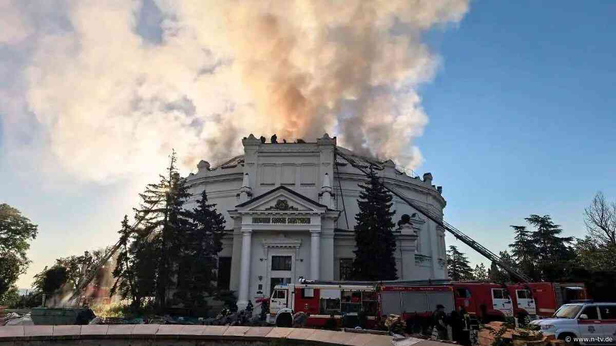 Untypisches Ziel für Ukraine: Drohne trifft historisches Museum auf der Krim