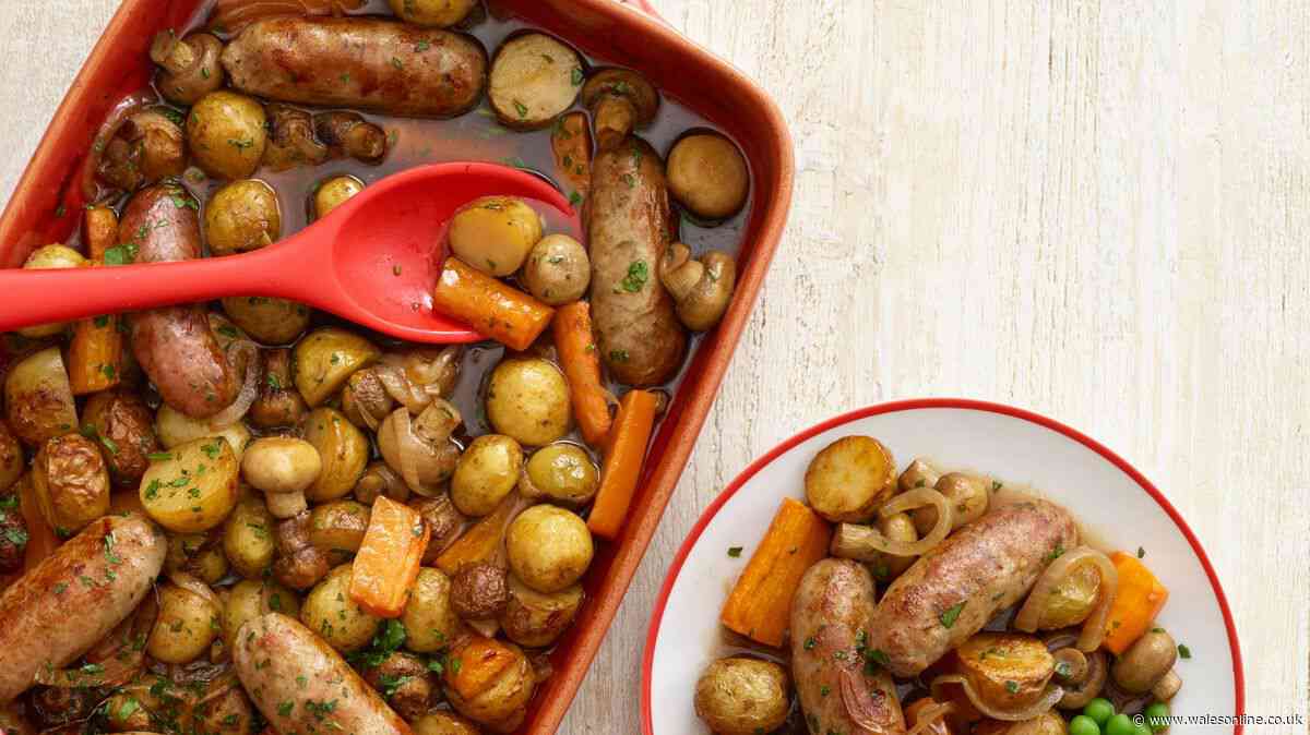 Mary Berry's easy sausage traybake is the perfect midweek family dinner — ready in 1 hour