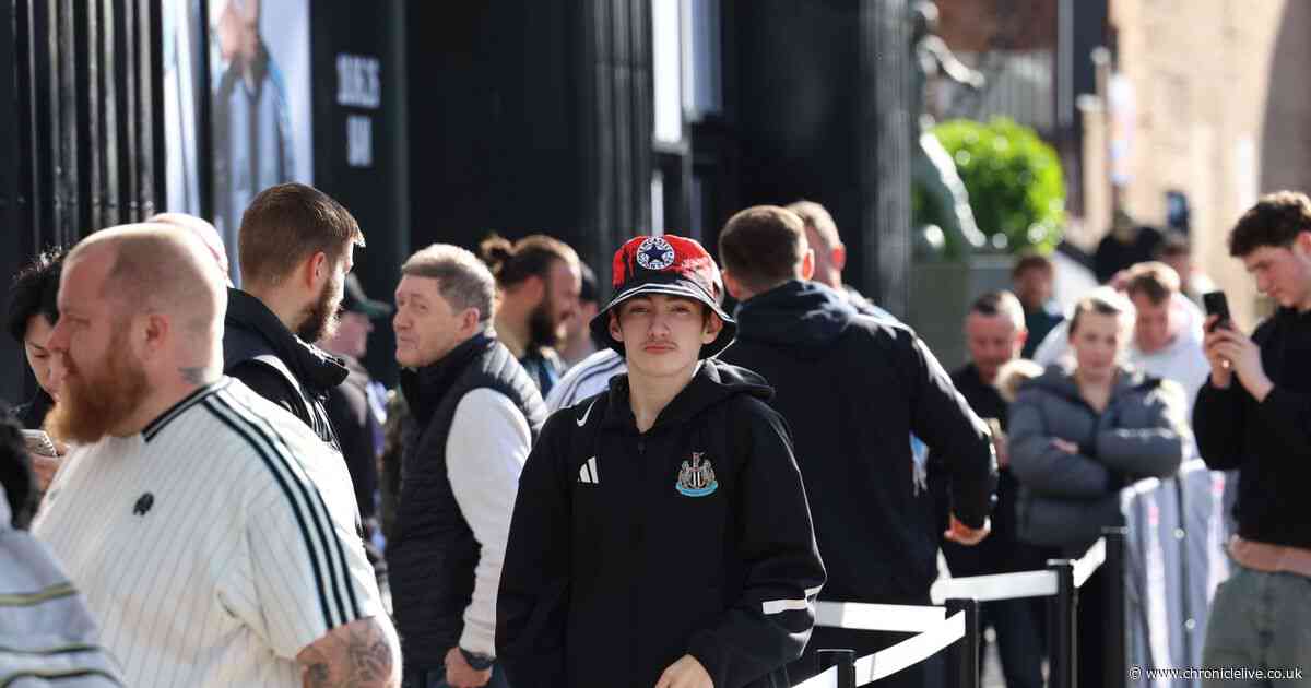 Newcastle United fans queue from 4am for unique new home shirt and say it's 'worth the wait'