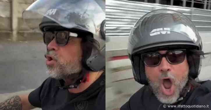 “Chi tocca uno di noi, tocca tutti quanti”: Lele adani si filma mentre sfreccia in motorino cantando Geolier, il video su TikTok fa discutere