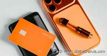 Nomad’s orange wallet tracker makes the AirTag look chunky and underdressed