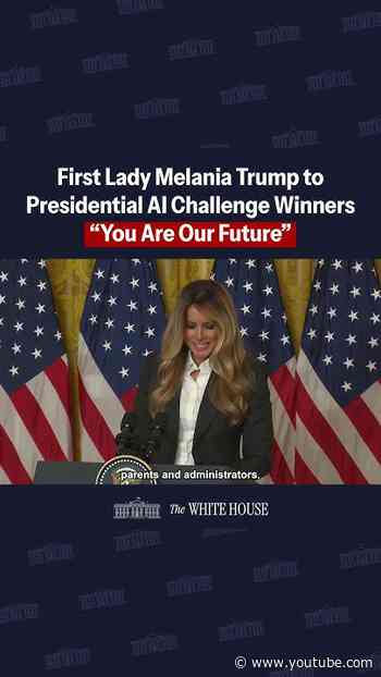 First Lady Melania Trump Hosts Presidential AI Challenge Winners at the White House  🇺🇸