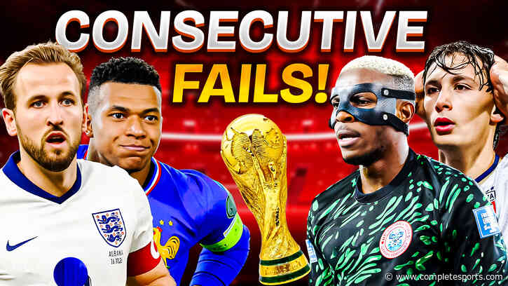 7 Football Giants That Failed To Qualify For Consecutive World Cups | Italy, Nigeria, England & More