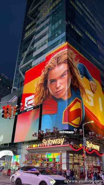 Watch Supergirl on 6/26 at @amctheatres + @RegalMovies in #TimesSquare🦸‍♀️ #SuperGirl @WarnerBros