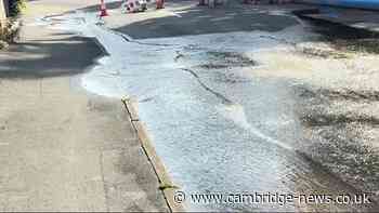 Cambridge burst water main repair delay slammed as 'serious incident risk'