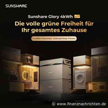 EQS-News: Sunshare Technology Co., Ltd.: Neuer Plug-in-Speicher: Sunshare launcht Glory 4,02 kWh in Europa