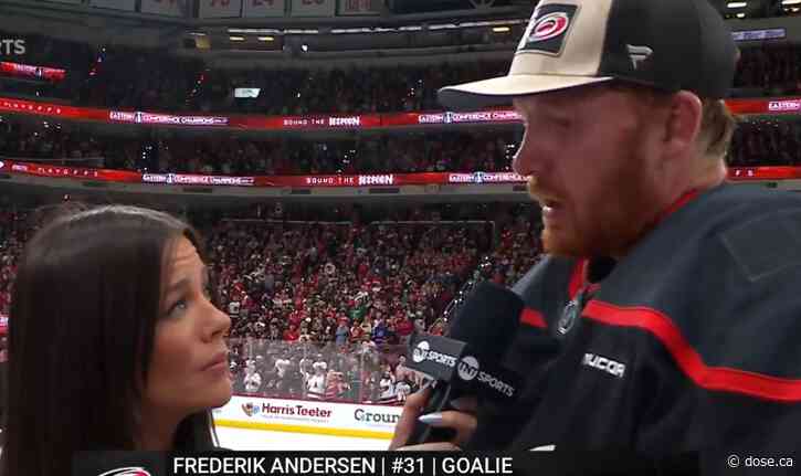 Frederik Andersen didn’t play because he needed a break