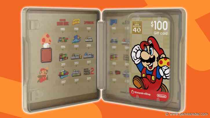 Nintendo has finally made gift cards more exciting by throwing in a free shiny Super Mario Bros case