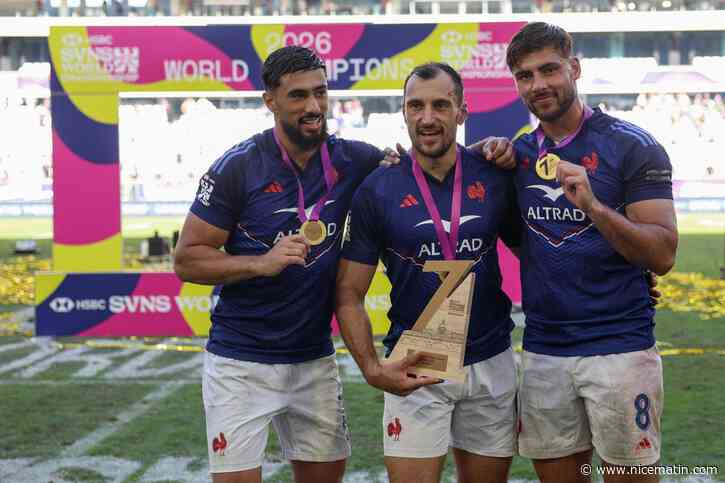« Je suis fier de représenter les couleurs de la Côte d’Azur avec l’équipe de France » : Antoine Zeghdar savoure un sacre historique sur le circuit mondial du rugby à 7