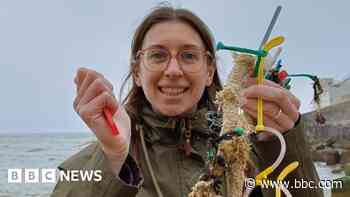 Nurse fights back against plastic beach waste