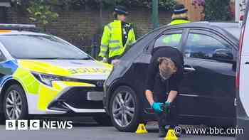 Four arrested after crash and suspected gunshot
