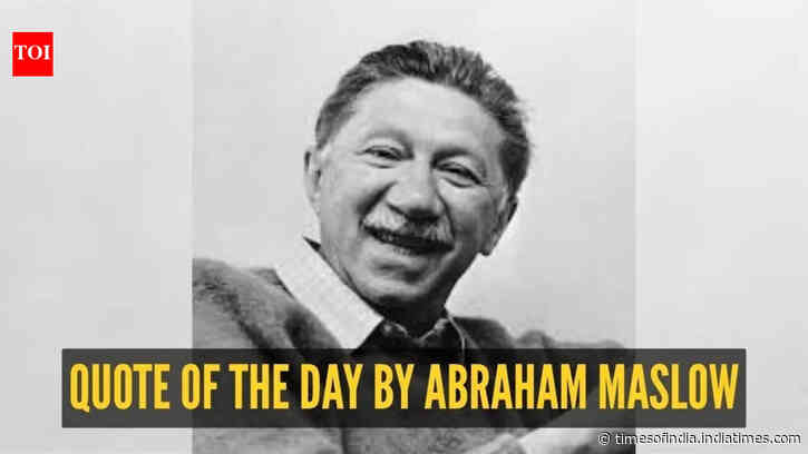 Quote of the day for children by Abraham Maslow: “One can choose to go back toward safety or forward toward growth. Growth must be chosen again and again; fear must...”