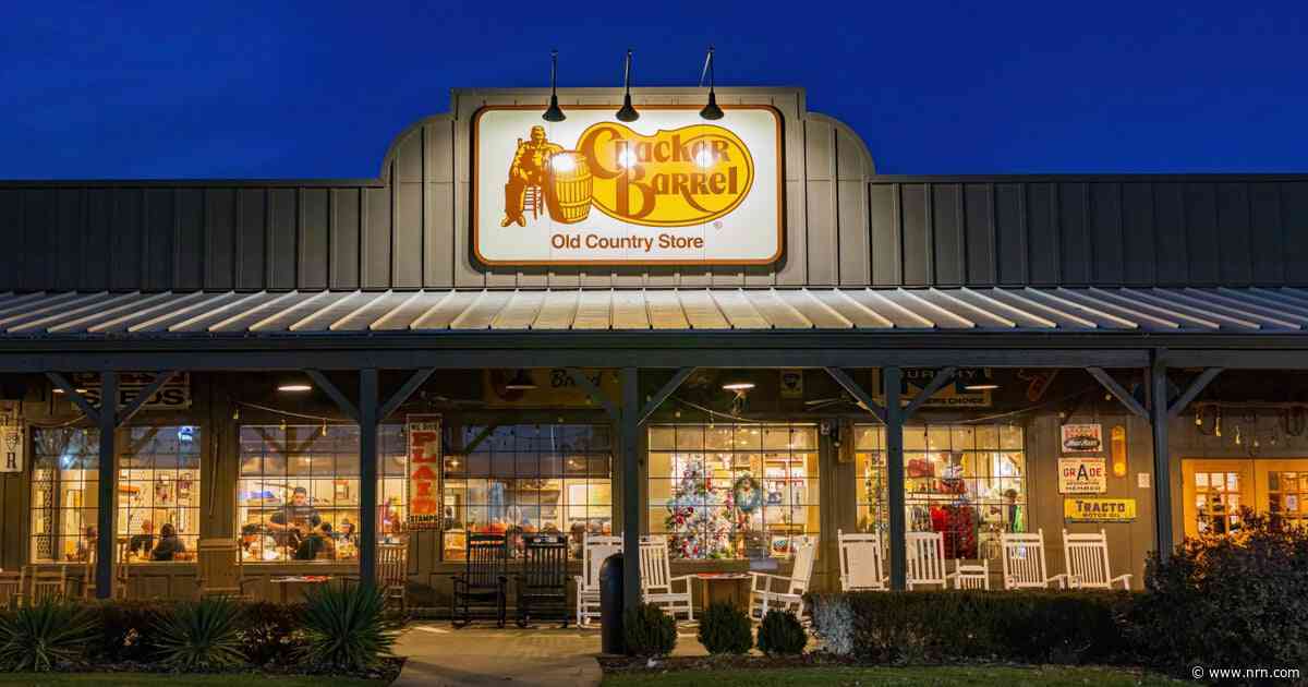 Cracker Barrel says recovery from logo fallout is ahead of schedule