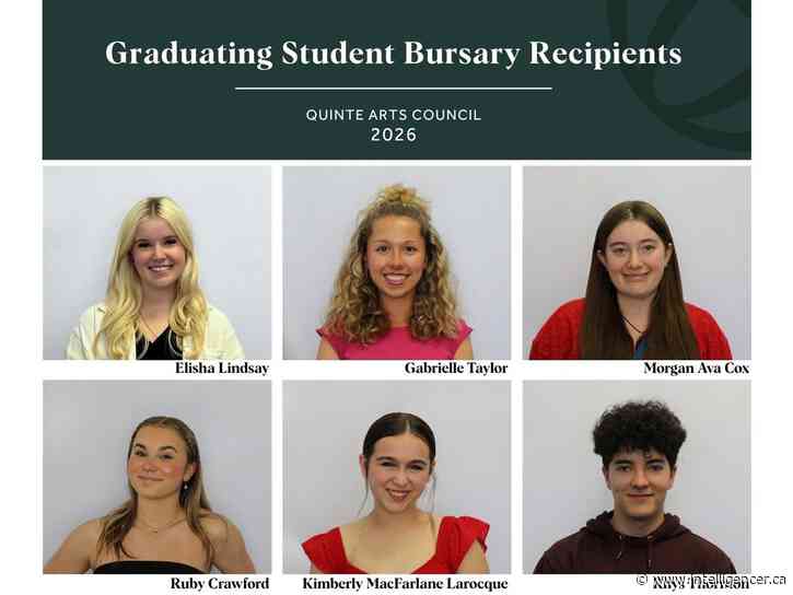 Quinte Arts Council awards six student bursaries
