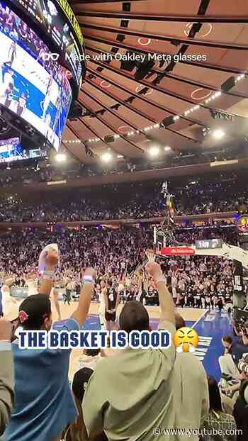 COUNT IT. #nba #nyknicks #nbaplayoffs