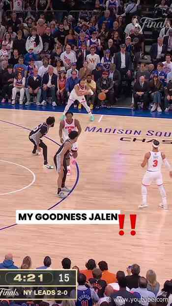 Brunson from WAY out there🔥🔥 #nba #nyknicks #nbaplayoffs