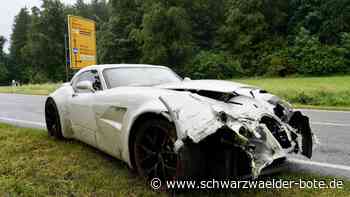 Sammelstück: 320.000 Euro Schaden bei Unfall mit seltenem Luxuswagen