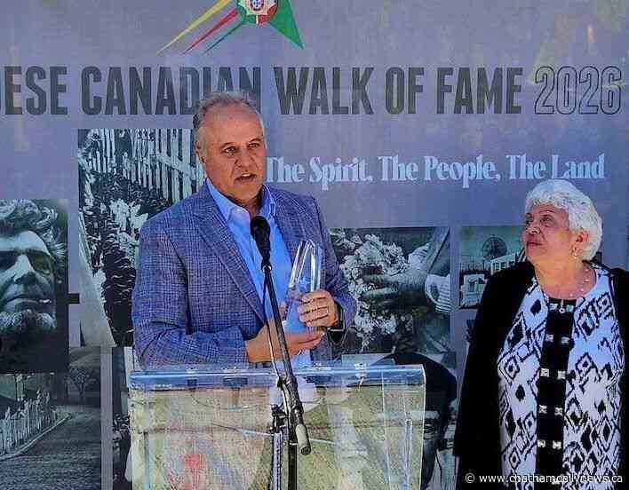 Chatham's do Forno named to Portuguese Canadian Walk of Fame