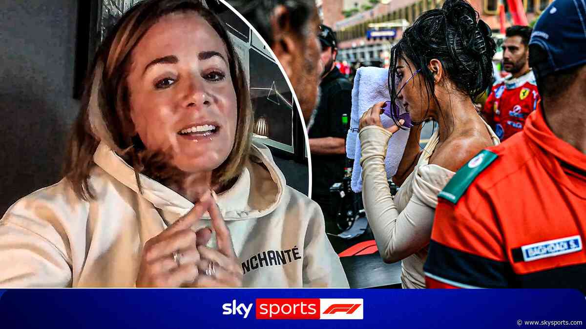 'Kimi, not Kim!' | Crofty's hilarious reaction to Kim K nabbing Antonelli's towel!