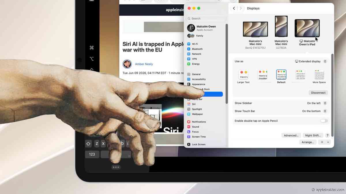 Hands on: Sidecar previews a full touch interface for macOS 27