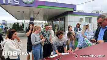 Russia's fuel crisis intensifies as Ukraine steps up strikes on occupied territories