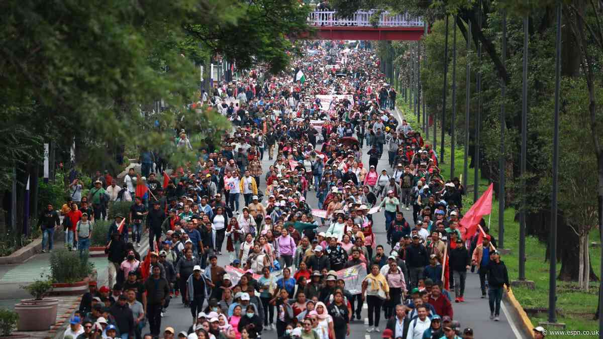 Mexico City WC fan fest at risk over protests
