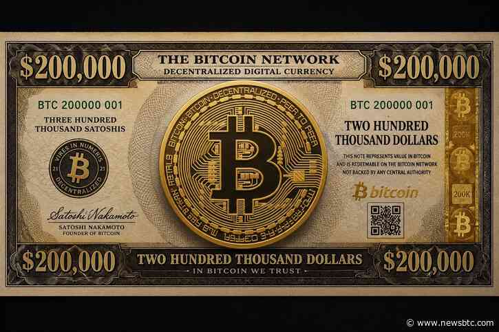 Crypto Analyst Gives Timeframe For When The Bitcoin Price Will Hit $200,000