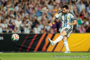 Lionel Messi pasa la prueba y emociona a la afición argentina