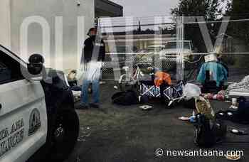 Santa Ana Police conduct citywide homeless sweep resulting in 74 arrests