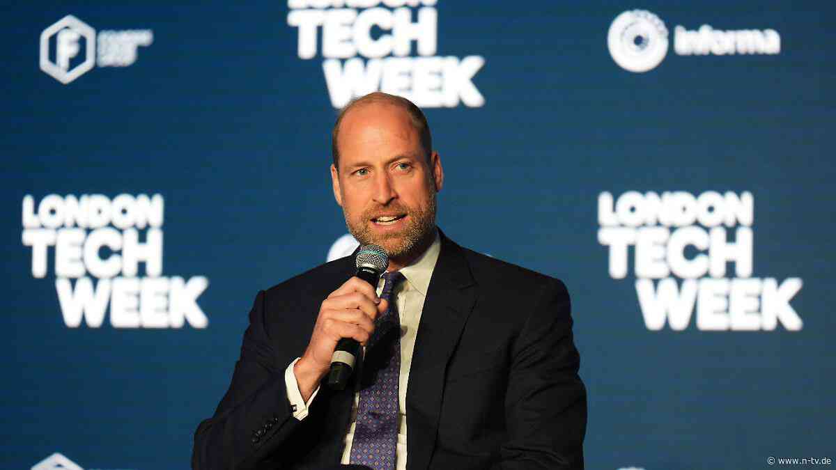 Probleme frühzeitig erkennen: Prinz William will Obdachlosigkeit mit Technologie bekämpfen