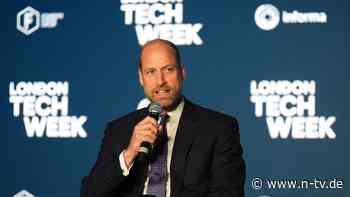 Probleme frühzeitig erkennen: Prinz William will Obdachlosigkeit mit Technologie bekämpfen