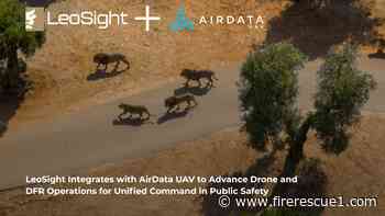 LeoSight Integrates with AirData UAV to Advance Drone and DFR Operations for Unified Command in Public Safety
