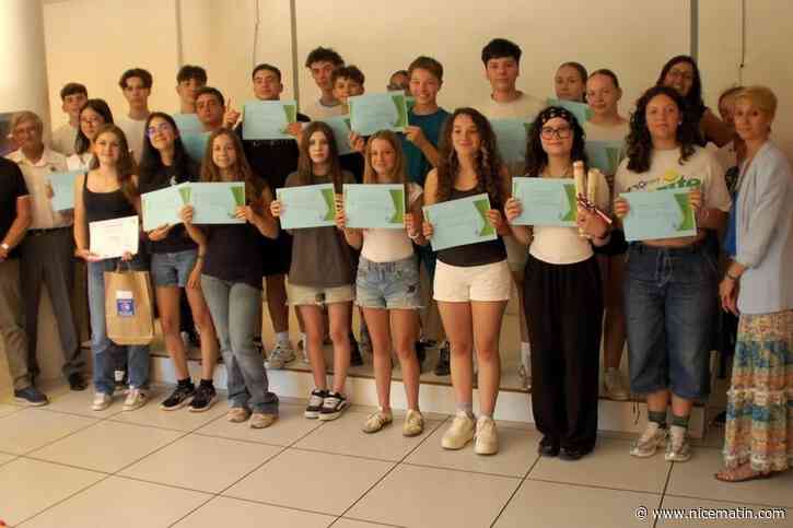 « Cette année, c’est notre engagement dans le mémoriel qui aura été prioritaire... » : la principale récompense l’engagement citoyen et civique des élèves du collège Jean-Giono au Beausset