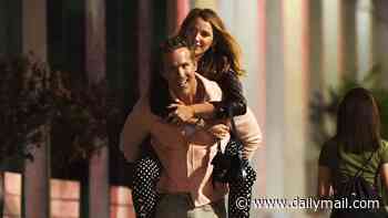 Loved-up Blake Lively and Ryan Reynolds shrug off ex-bestie Taylor Swift wedding snub rumors with piggyback ride in NYC...as insiders warn actress's absence will be 'impossible to ignore'