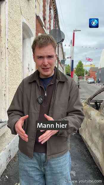Eine Messerattacke in Belfast hat rassistische Ausschreitungen ausgelöst. #belfast #tagesschau